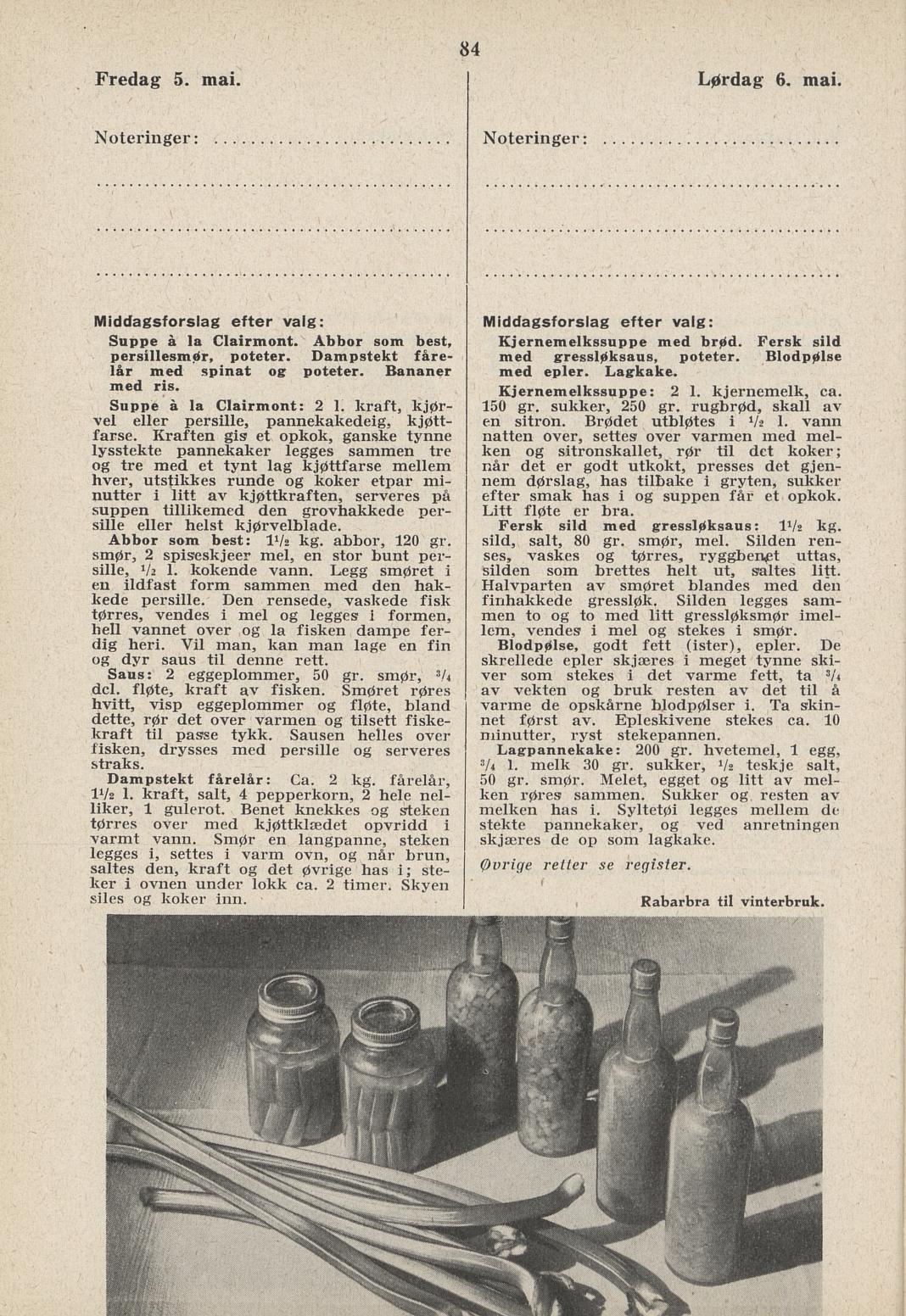 Faksimile av almanakksiden 5. mai 1939
