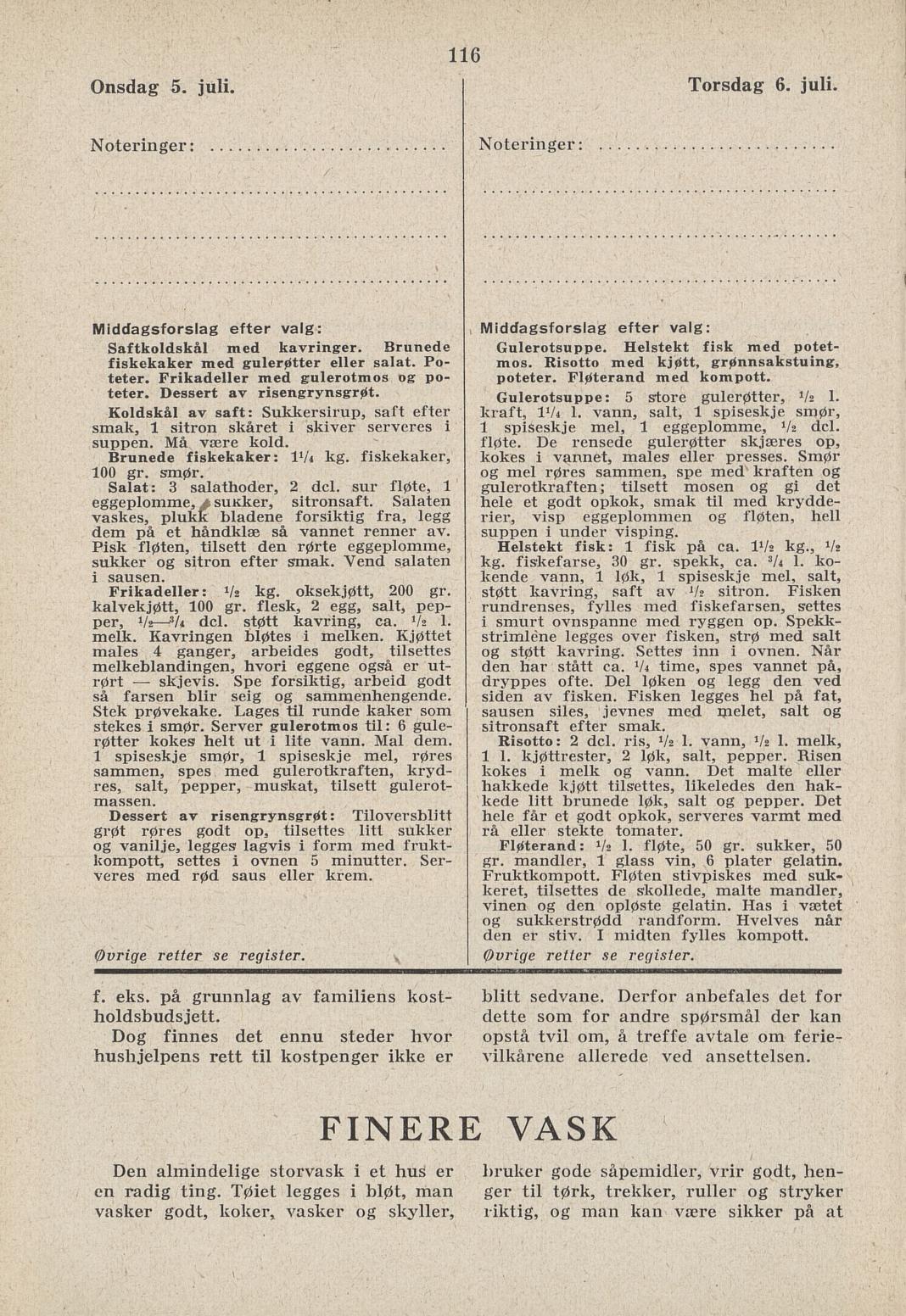 Faksimile av almanakksiden 5. juli 1939