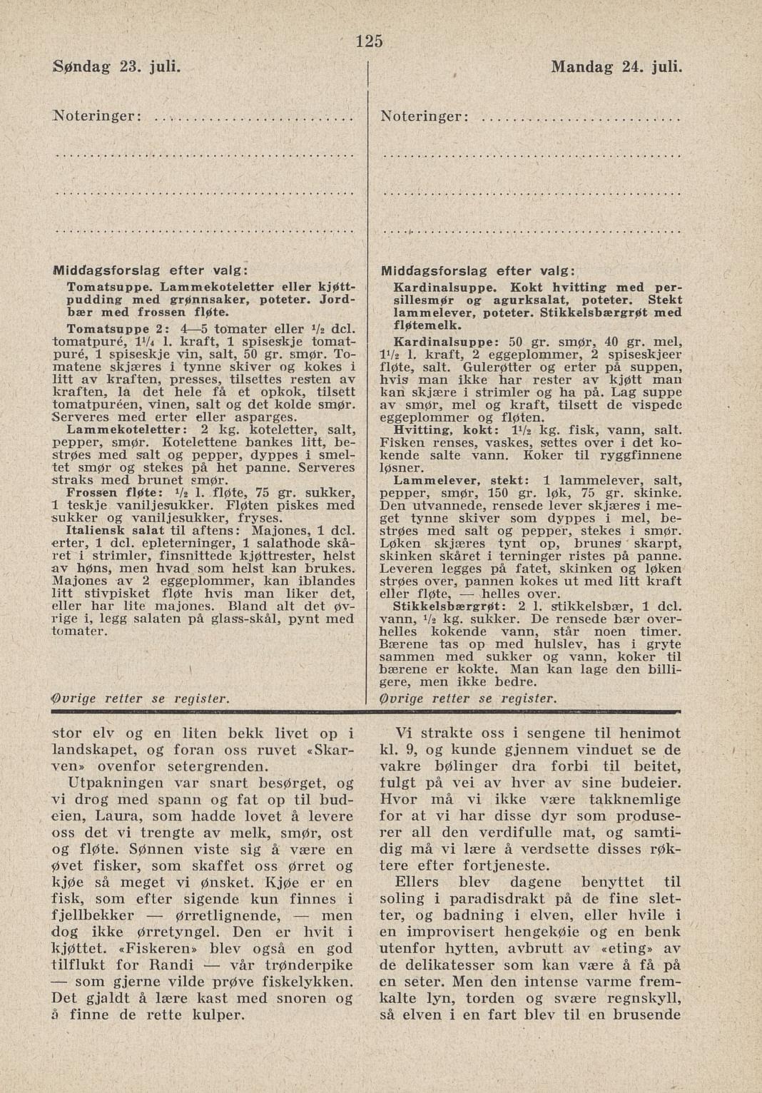 Faksimile av almanakksiden 23. juli 1939