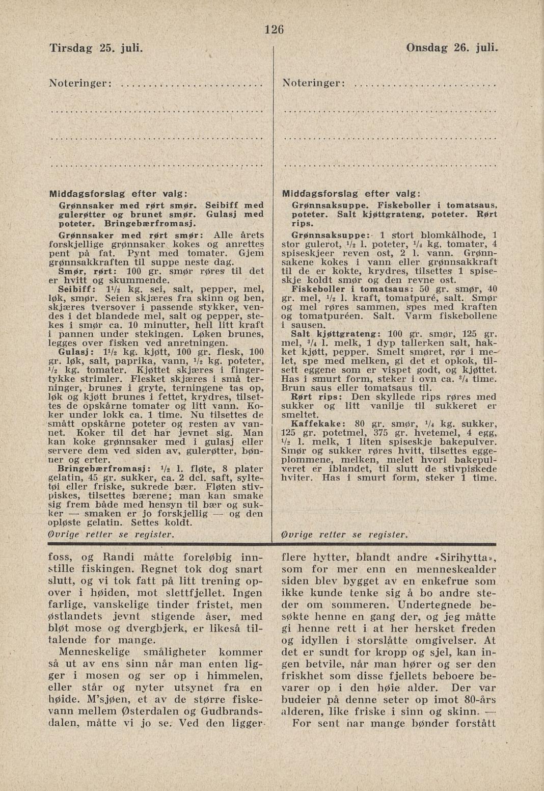 Faksimile av almanakksiden 25. juli 1939