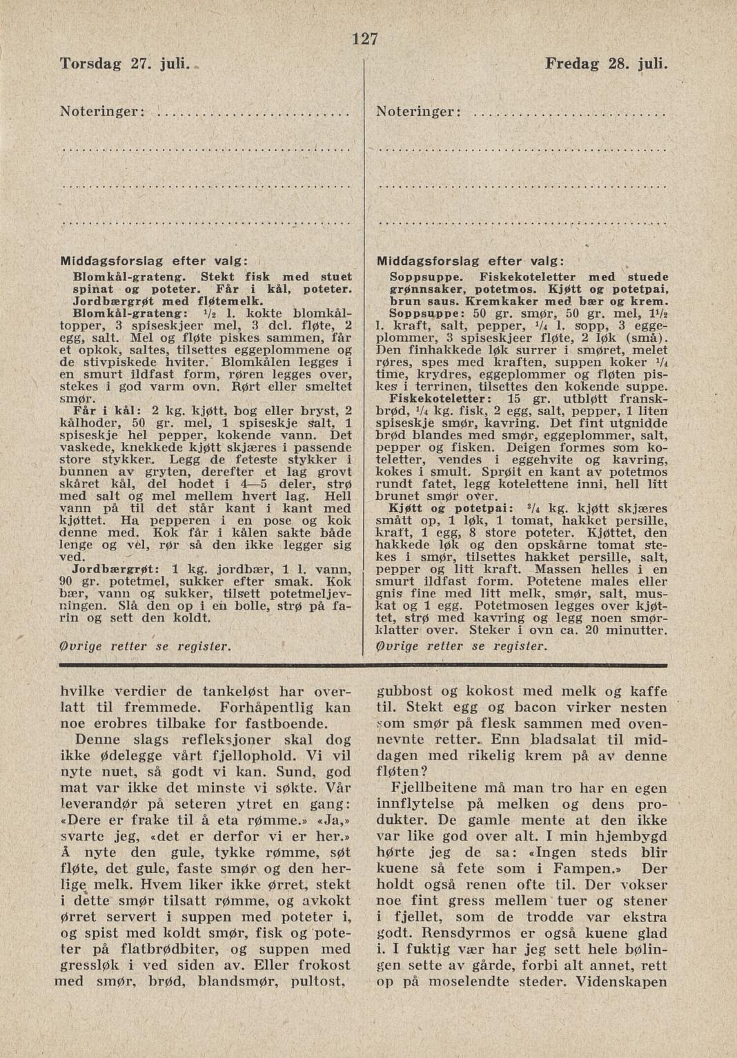 Faksimile av almanakksiden 27. juli 1939