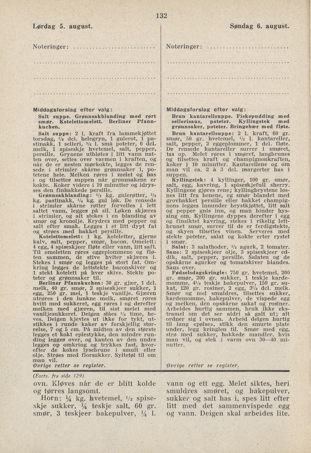 Faksimile av almanakksiden 5. august 1939
