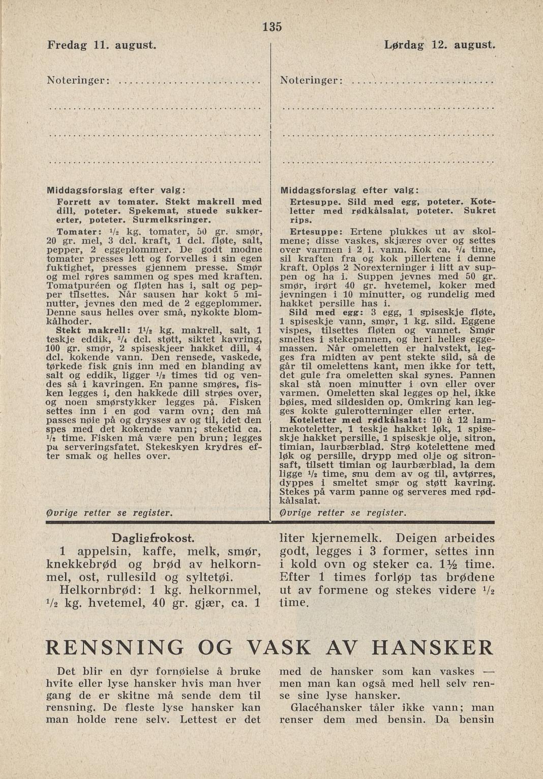 Faksimile av almanakksiden 11. august 1939