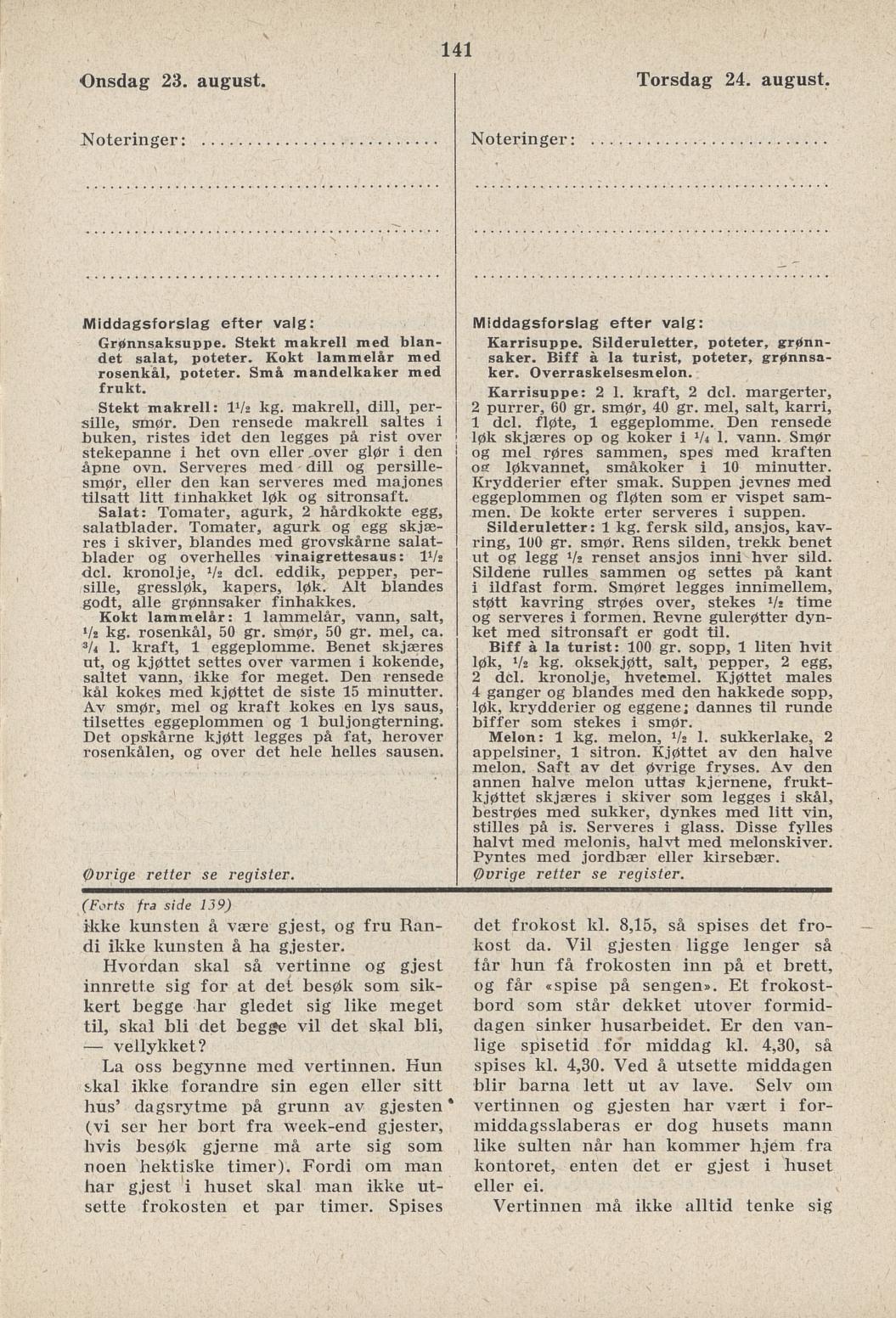 Faksimile av almanakksiden 23. august 1939