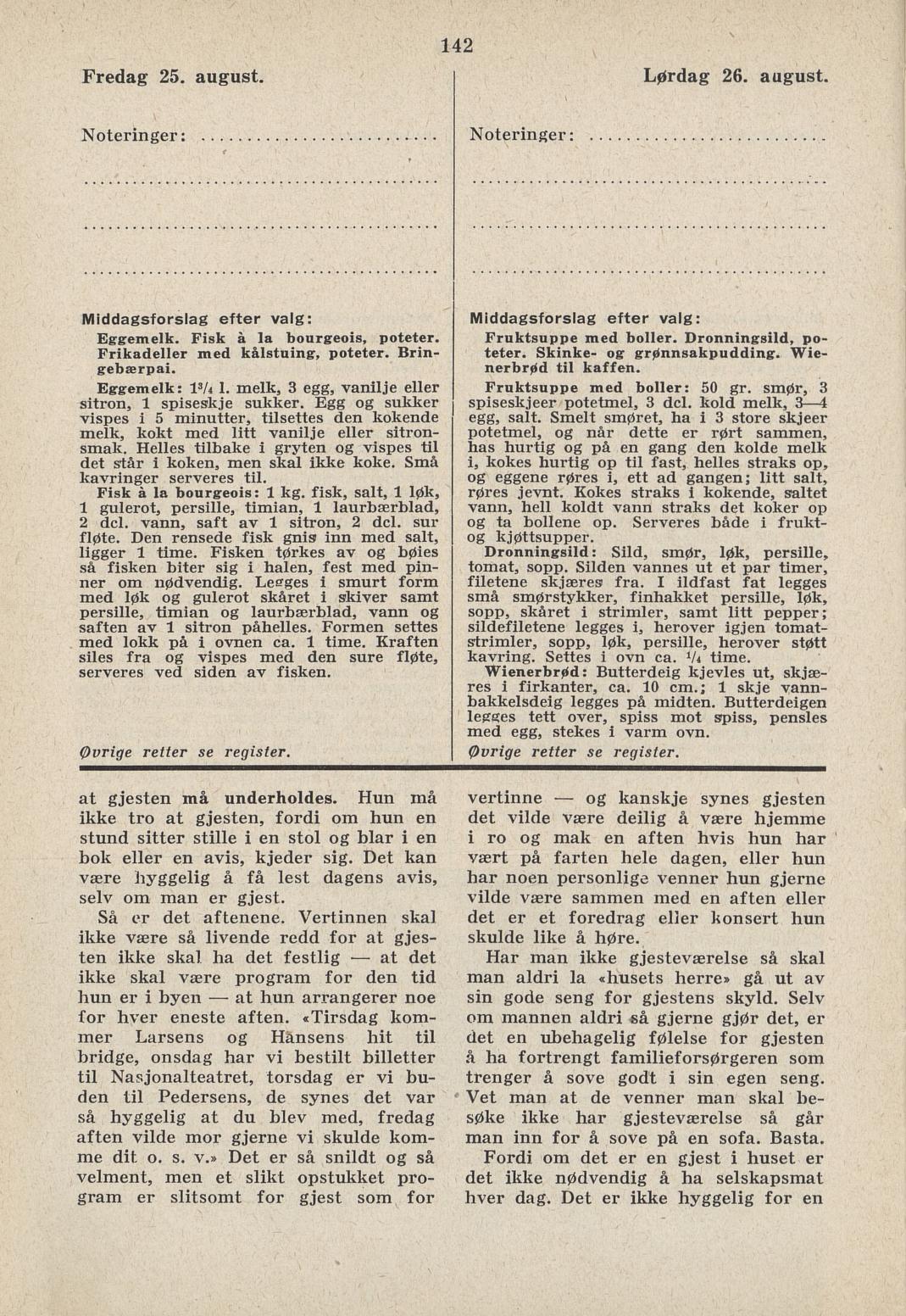 Faksimile av almanakksiden 25. august 1939