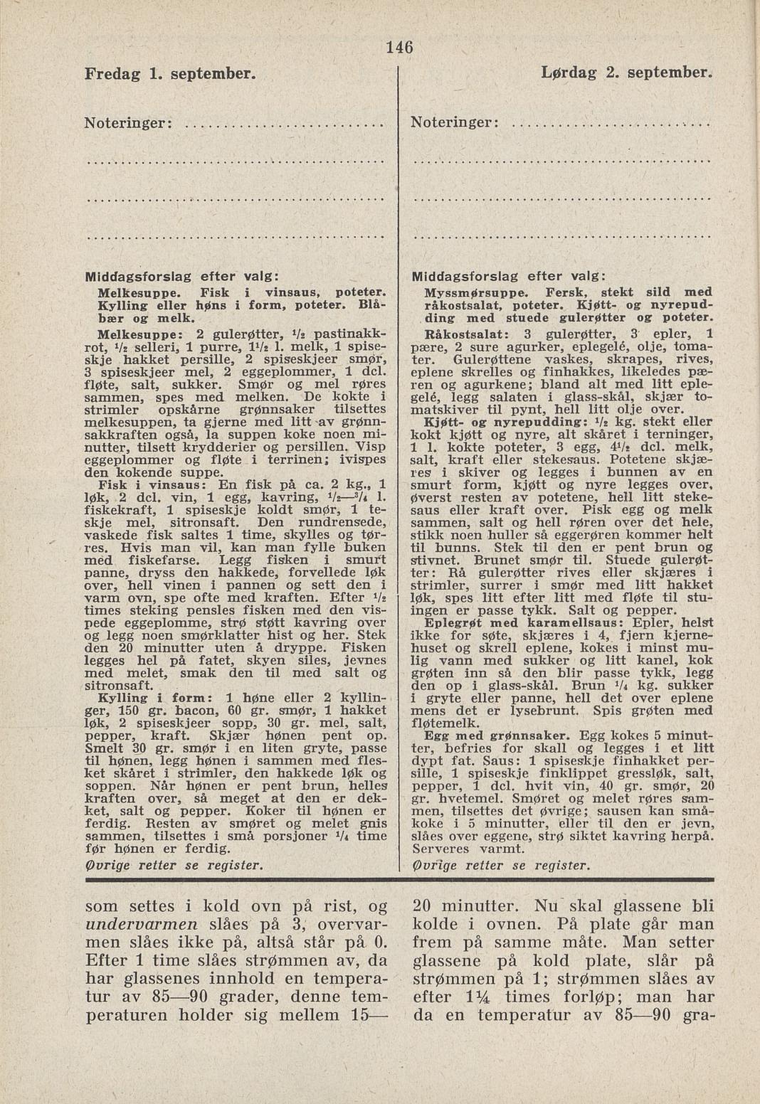Faksimile av almanakksiden 1. september 1939
