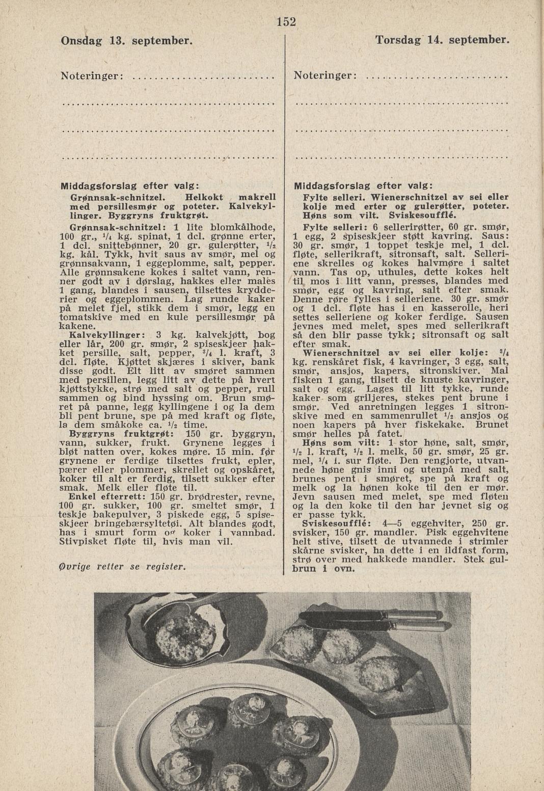 Faksimile av almanakksiden 13. september 1939
