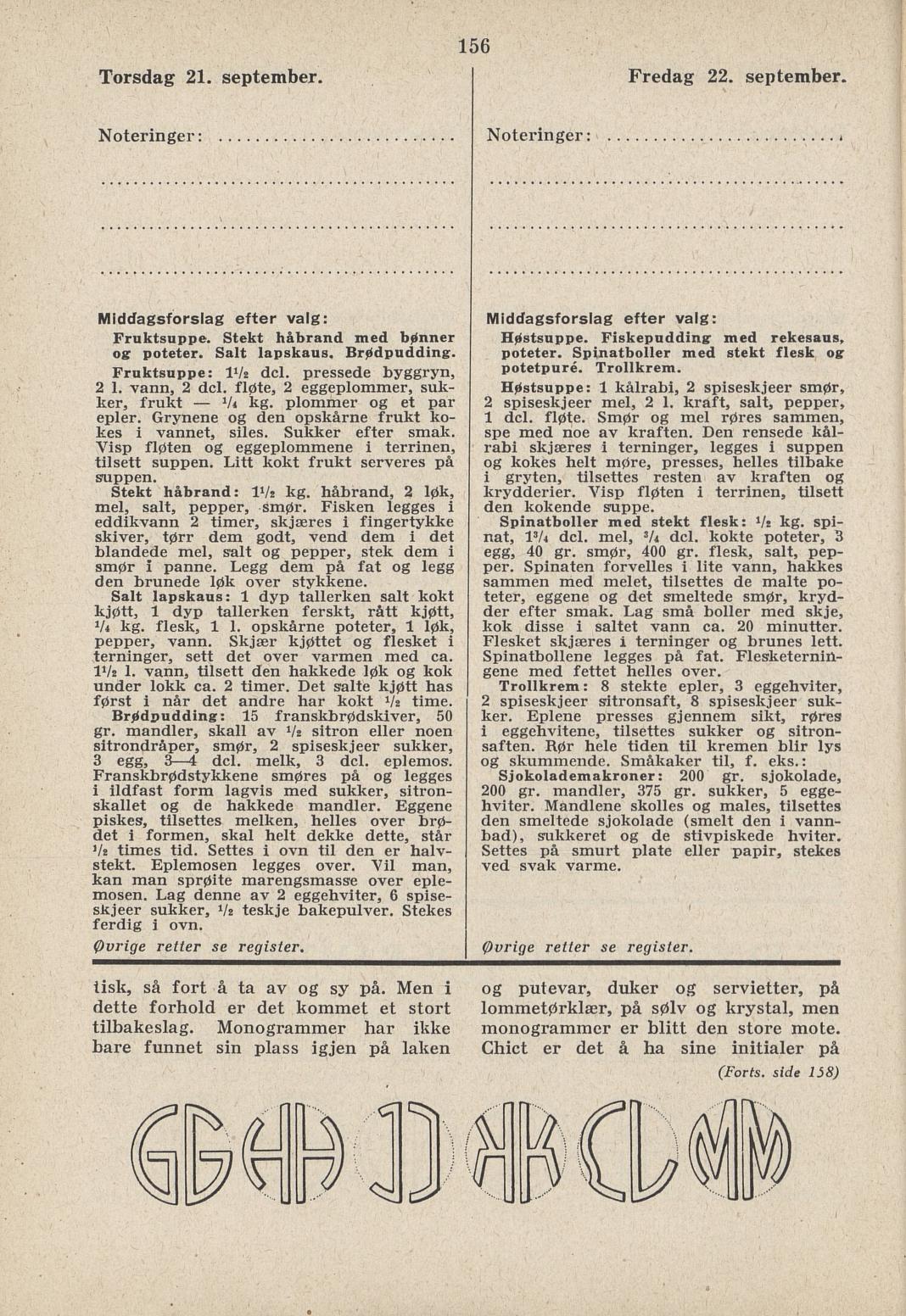 Faksimile av almanakksiden 21. september 1939