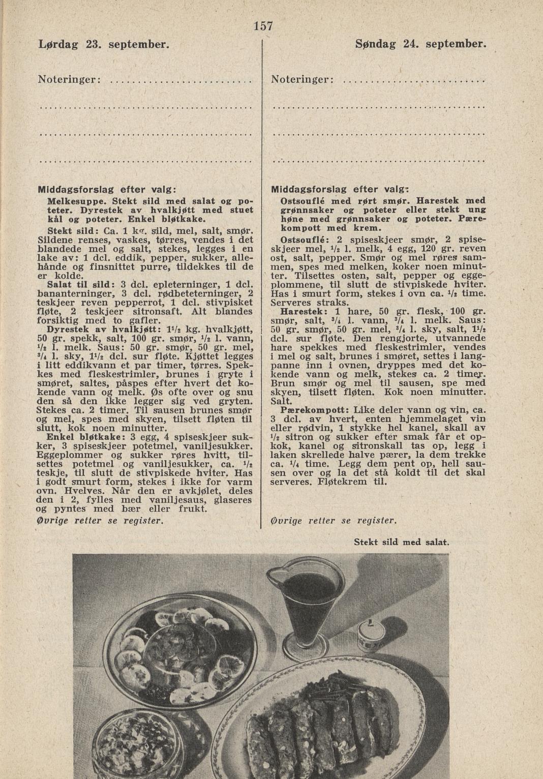 Faksimile av almanakksiden 23. september 1939