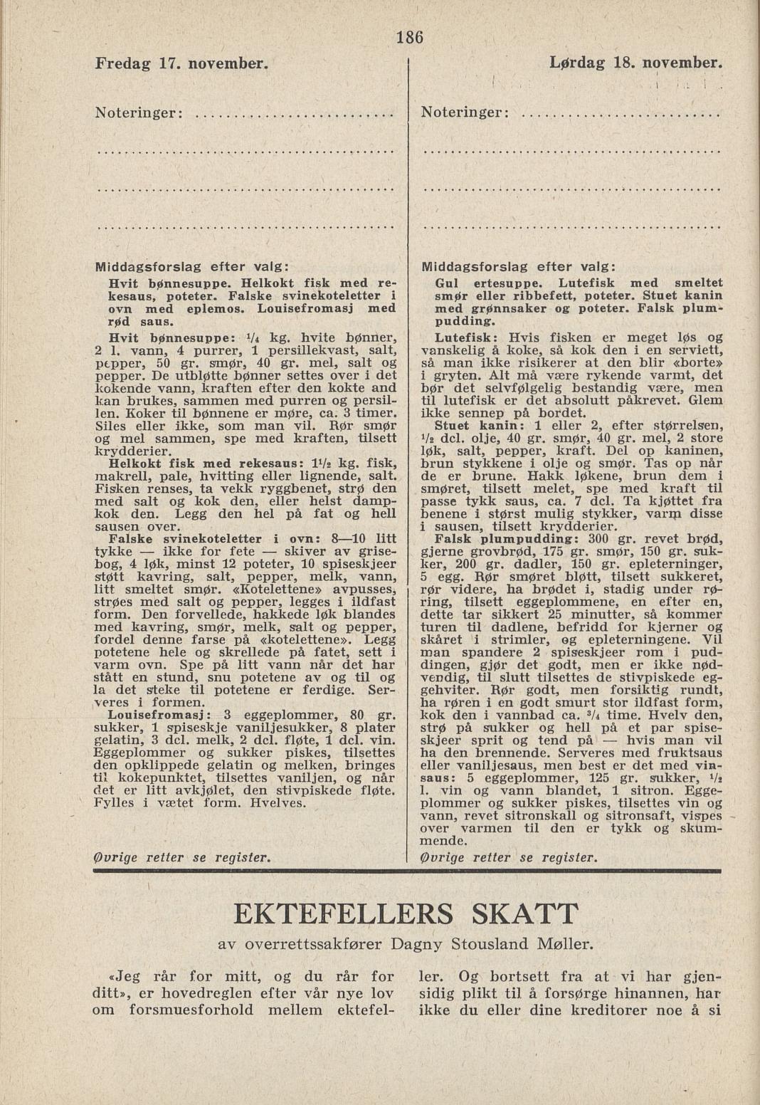 Faksimile av almanakksiden 17. november 1939