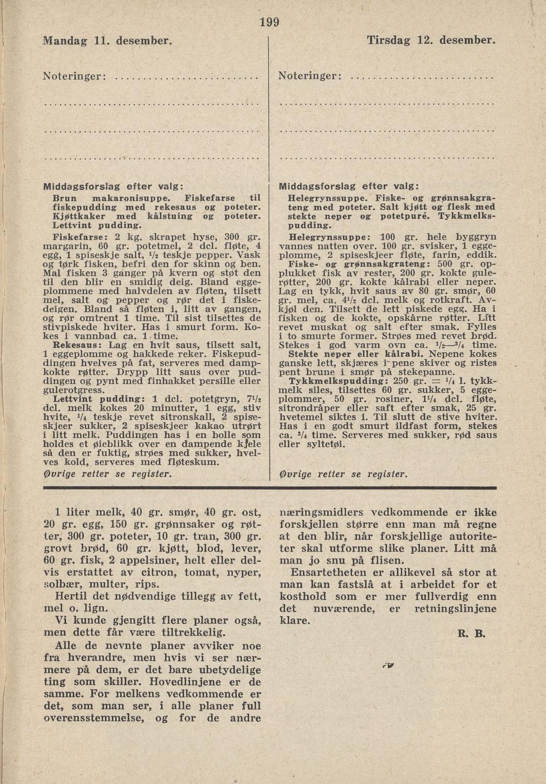 Faksimile av almanakksiden 11. desember 1939
