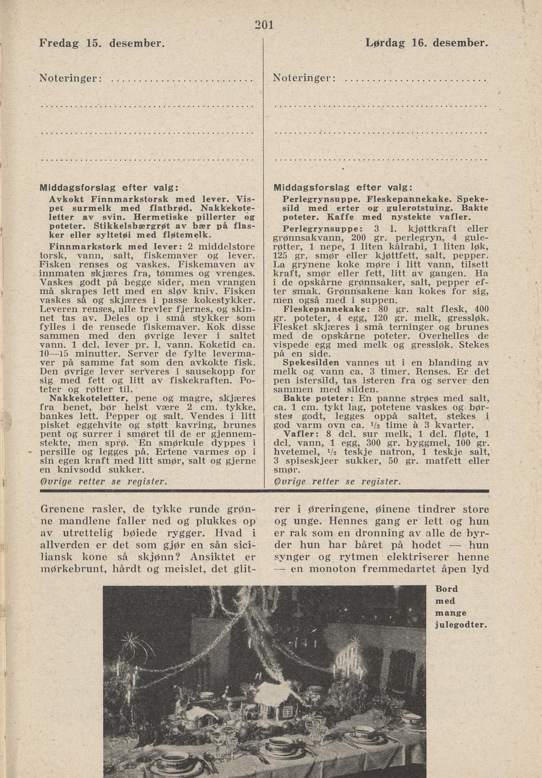 Faksimile av almanakksiden 15. desember 1939