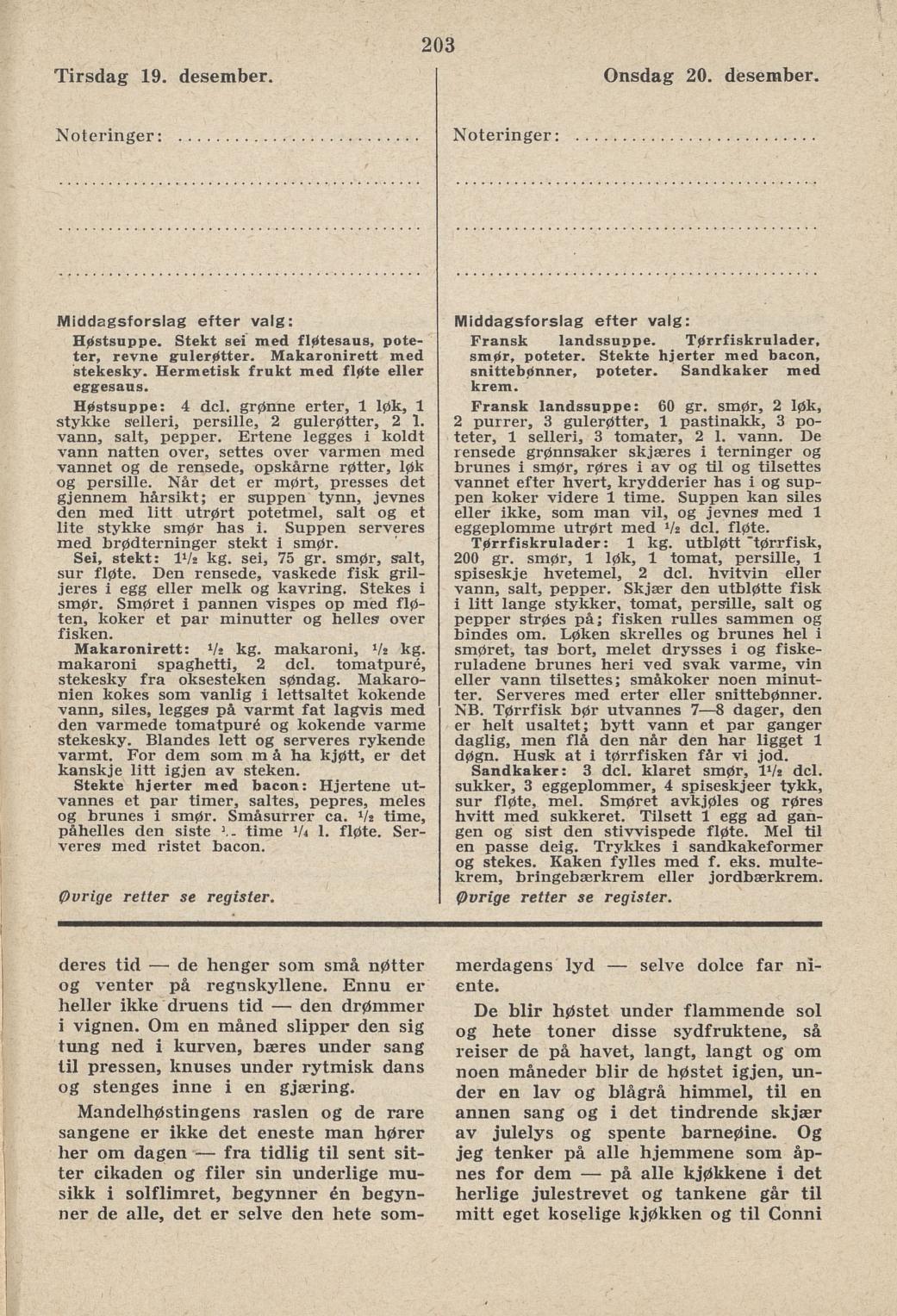 Faksimile av almanakksiden 19. desember 1939