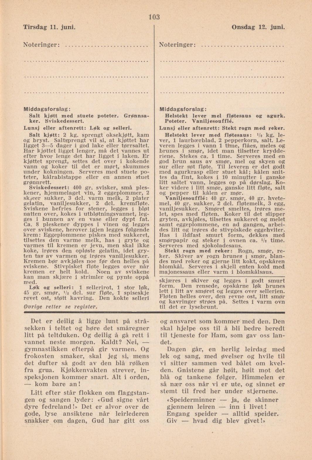 Faksimile av almanakksiden 11. juni 1940