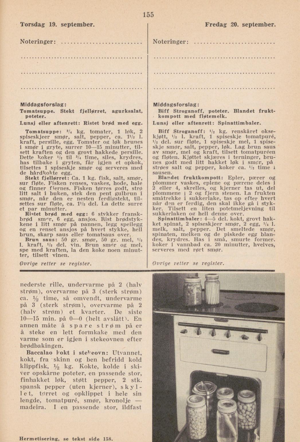 Faksimile av almanakksiden 19. september 1940