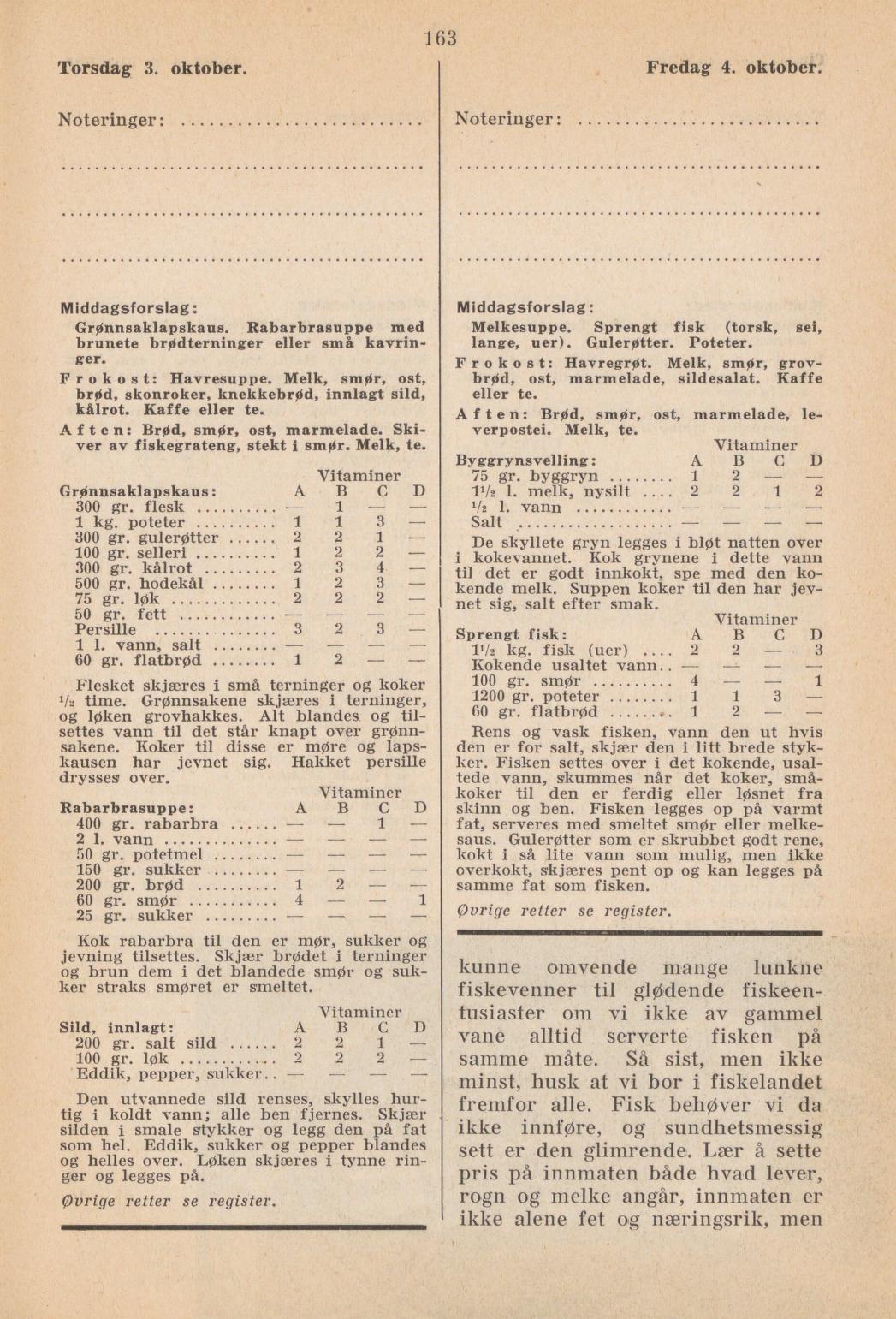 Faksimile av almanakksiden 3. oktober 1940