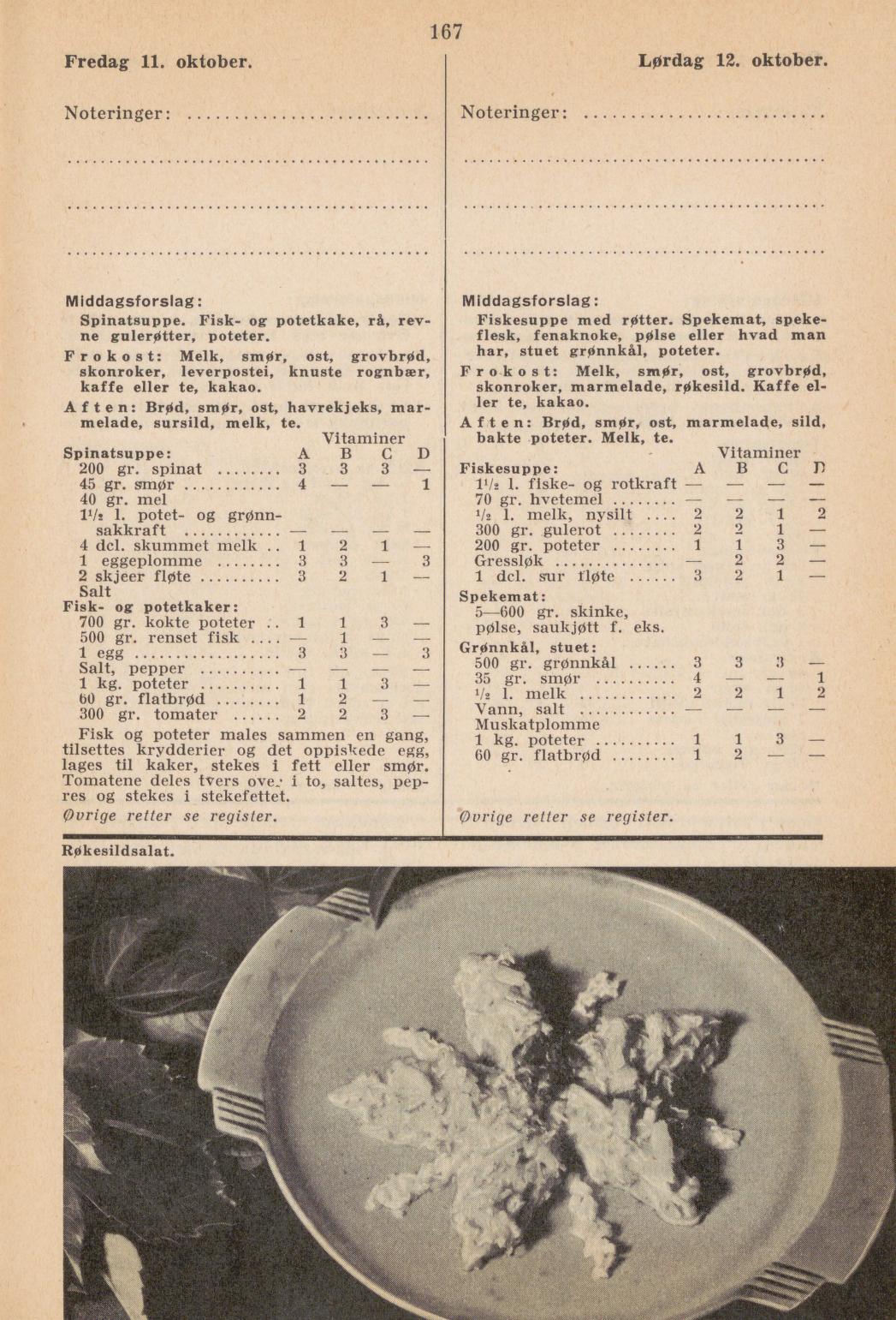 Faksimile av almanakksiden 11. oktober 1940