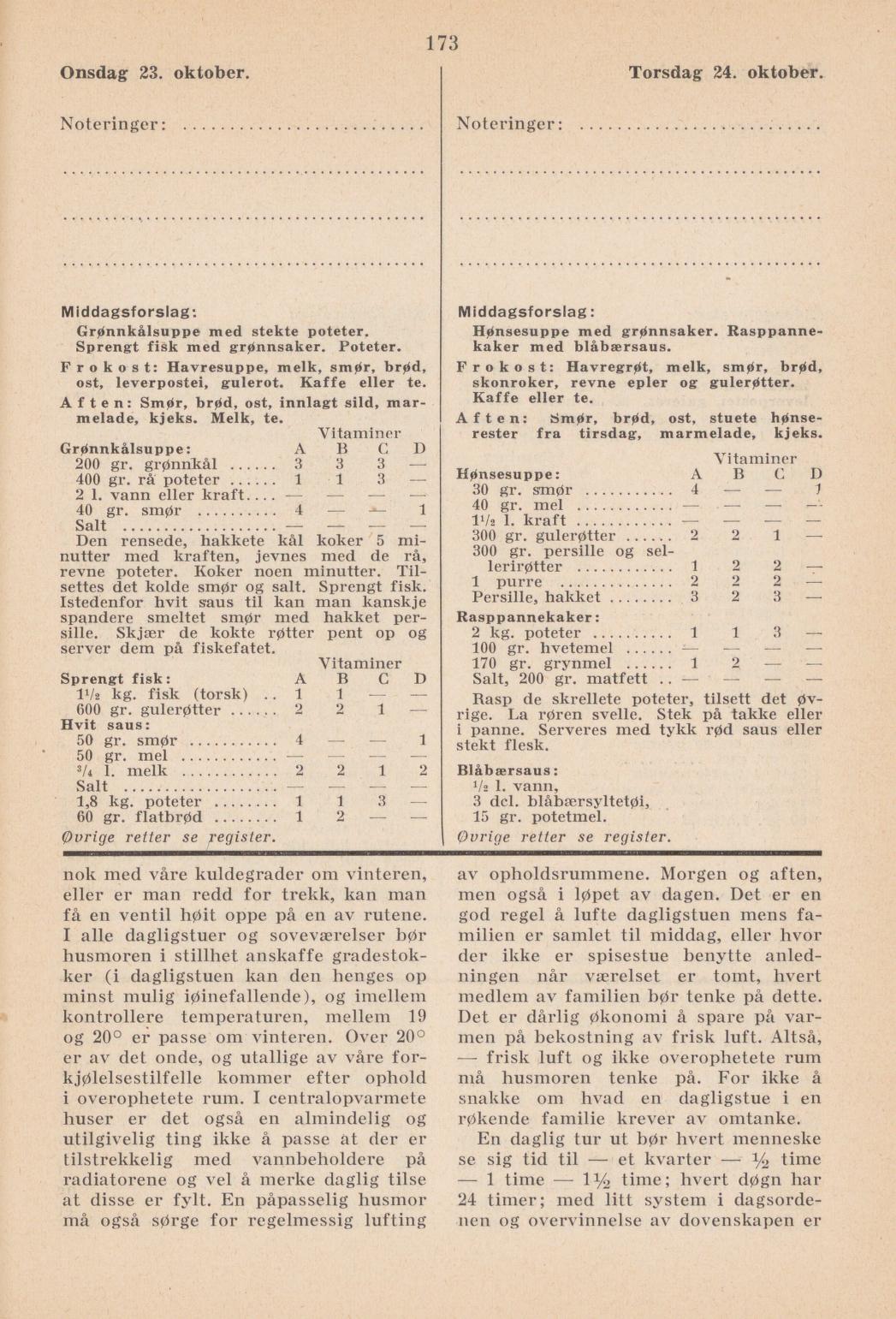 Faksimile av almanakksiden 23. oktober 1940