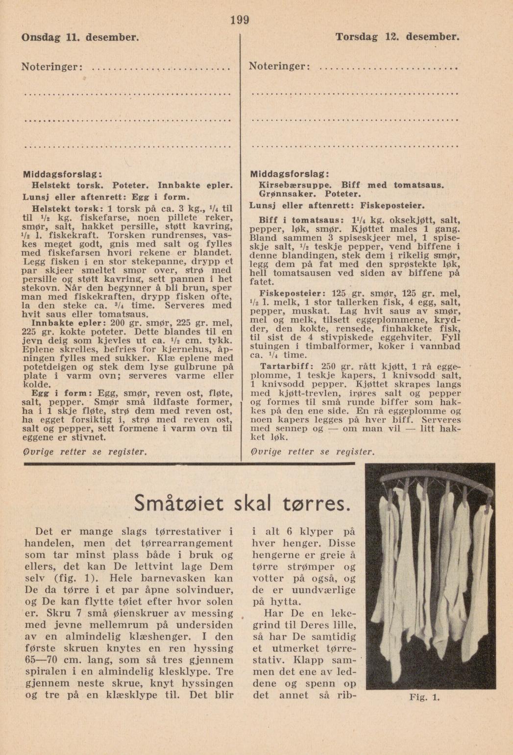 Faksimile av almanakksiden 11. desember 1940