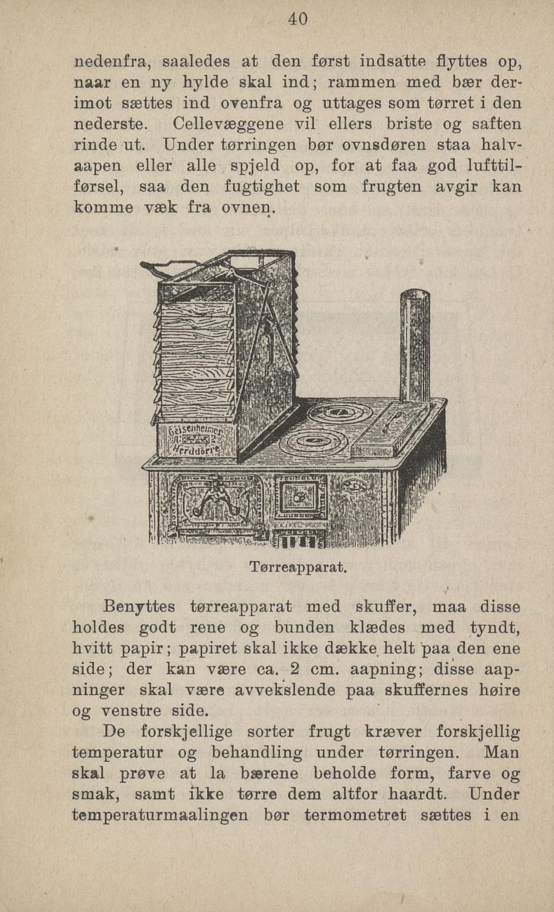 Faksimile av «Blåbær.» fra Sylting uten sukker 1918