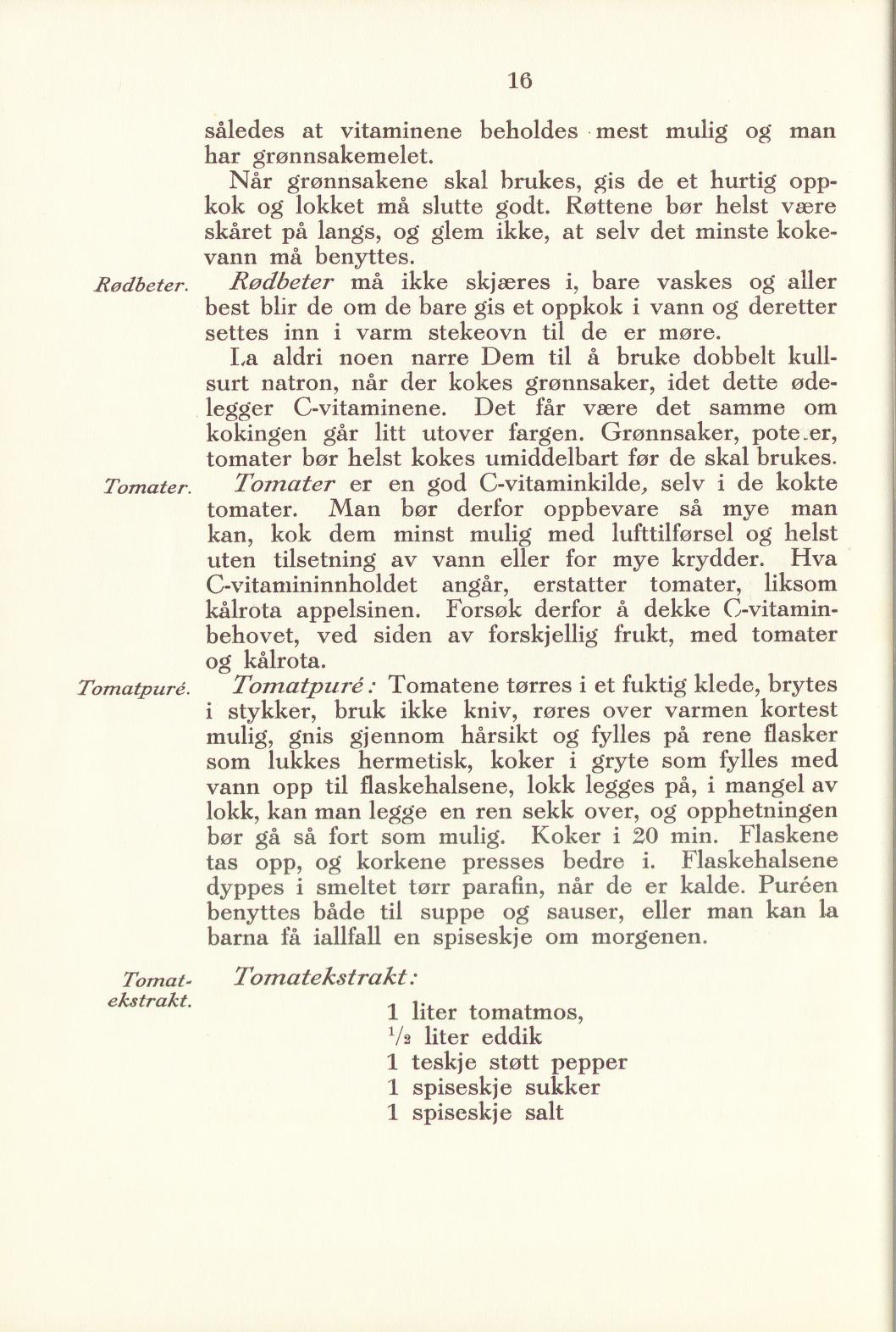 Faksimile av «Sopp» fra Sylting uten sukker 1940