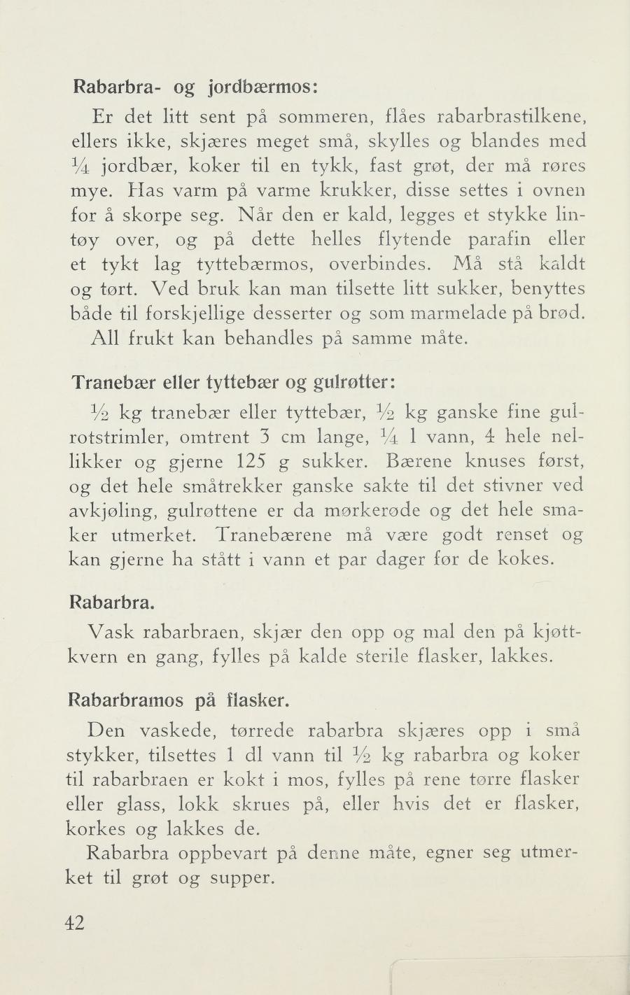Faksimile av «Rabarbra» fra Sylting uten sukker 1943